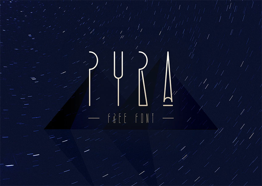 PYRA - Free Monogram Font